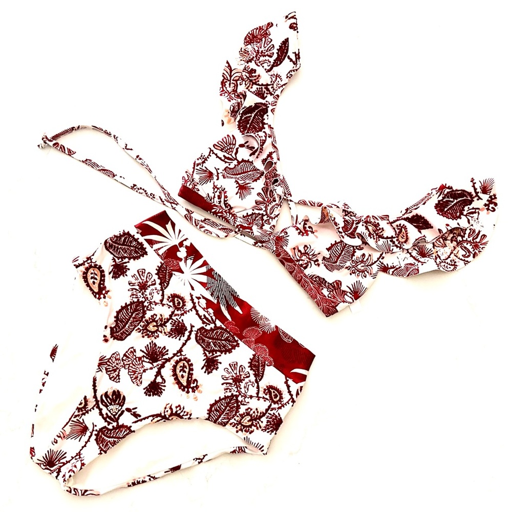 Cosita Linda Floral Print Bikini Set